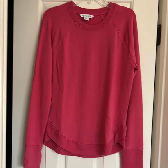 Athleta Pink Crew Neck Sweater - Picture 2 of 4